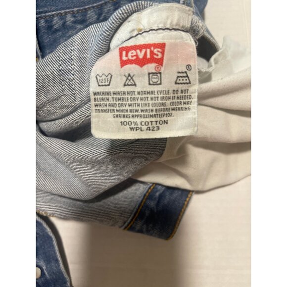 Levi 501 XX Men's 42x32 2006 Blue Denim Button Fly Jeans - Picture 8 of 14